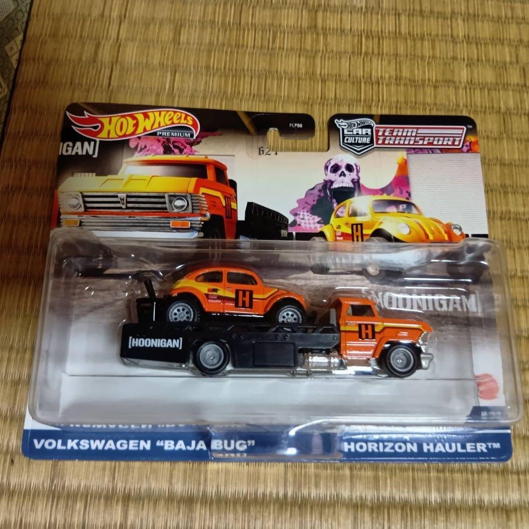 【5点セット】ホットウィール　トランスポーター　M2 トレーラー　セット