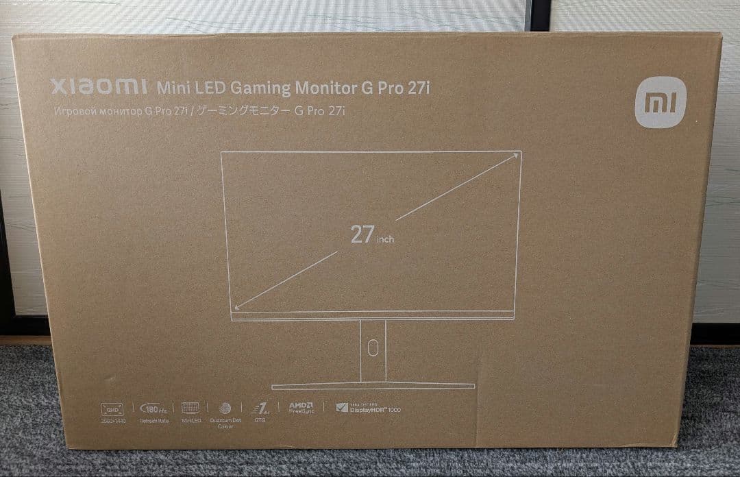 ディスプレイ・モニター本体 Xiaomi Mini LED Gaming Monitor G Pro 27i