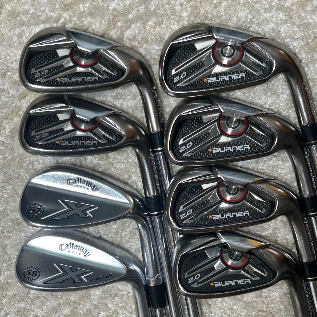 メンズ　テーラーメイド キャロウェイ　豪華14本　ゴルフセット　キャディバッグ付