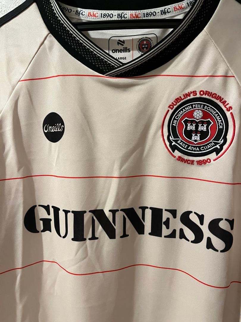 【日本未発売】Bohemian fc×Guinness コラボフットボールシャツ
