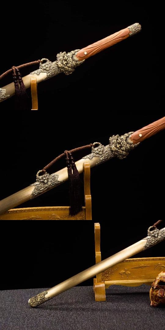 帝食唐刀-高炭素鋼焼刃 古兵器 武具　刀装具　日本刀　模造刀 居合刀