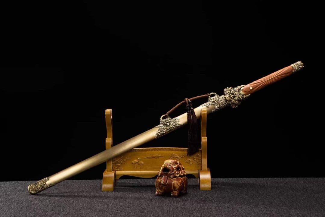 帝食唐刀-高炭素鋼焼刃 古兵器 武具　刀装具　日本刀　模造刀 居合刀