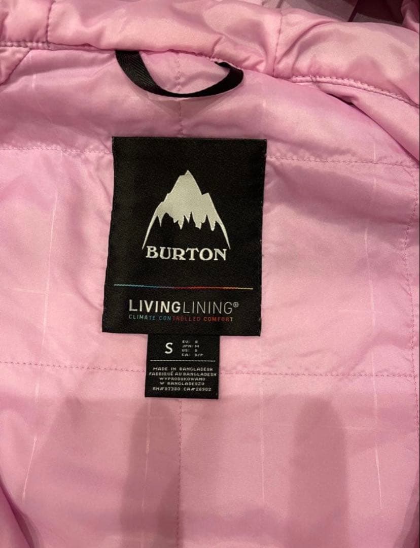 【美品】BURTON バートン 花柄 スノボウェア ジャケット