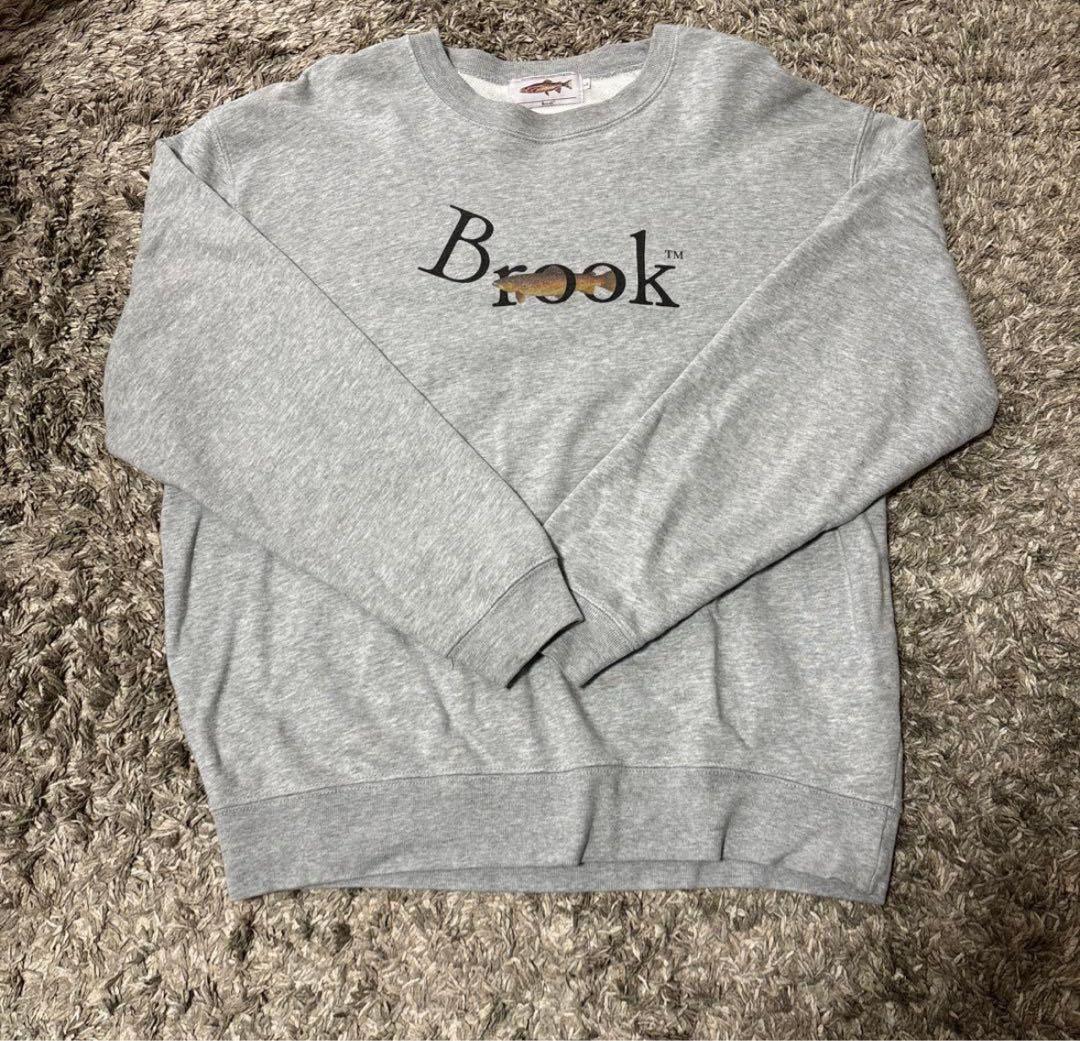 Brook スウェット　トレーナー　グレー　L