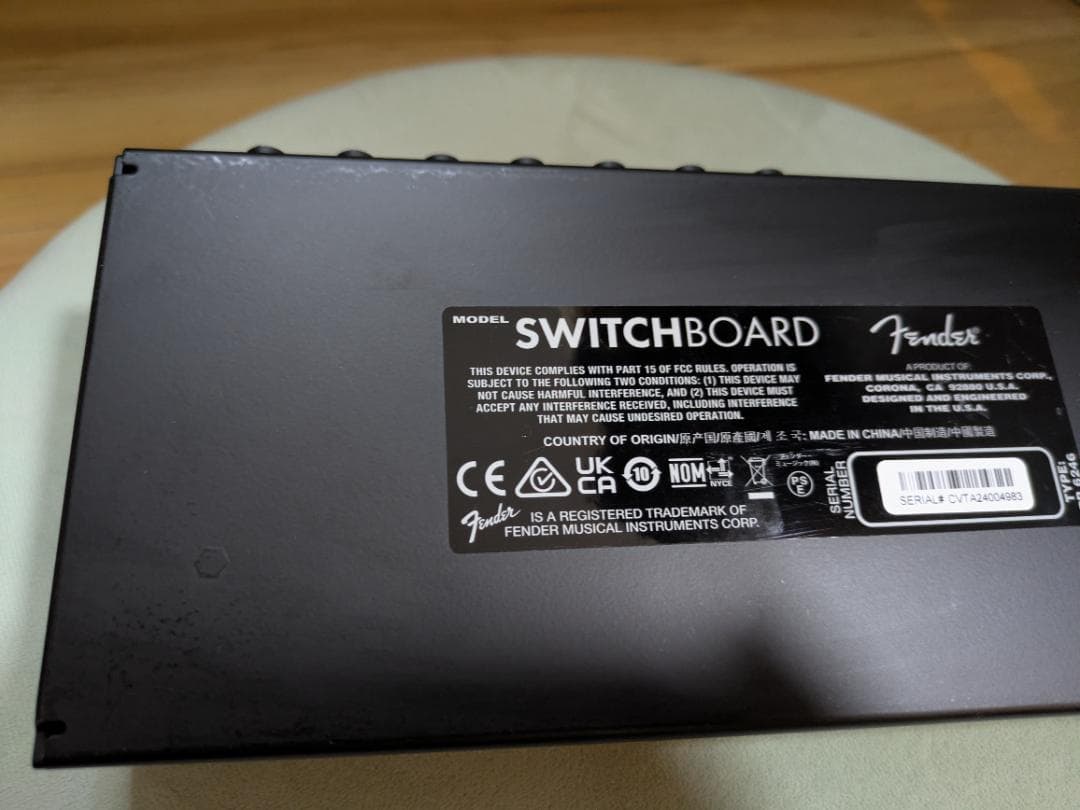 ギター FENDER SWITCHBOARD EFFECTS OPERATOR