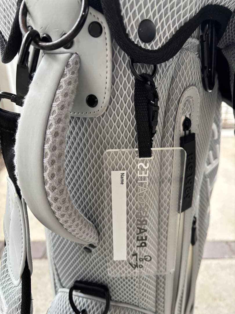 PEARLY GATES メッシュキャディバッグ グレー