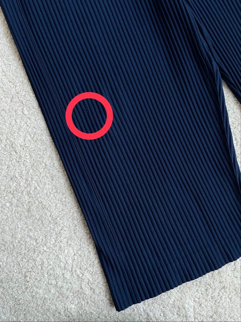 【限定価格〜10/26】イッセイミヤケオムプリッセ1 ネイビージャンプスーツ