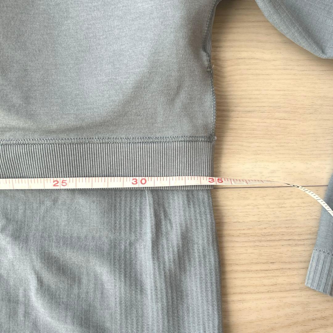 新品★lululemon ebb to street 長袖 ブルー系 サイズ8