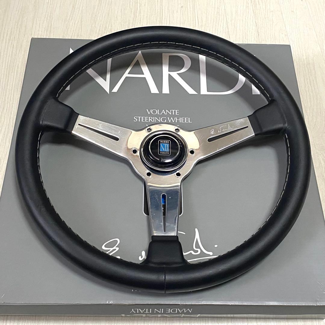希少【NARDI】FET レザーステアリング　36Φ 【ナルディ】