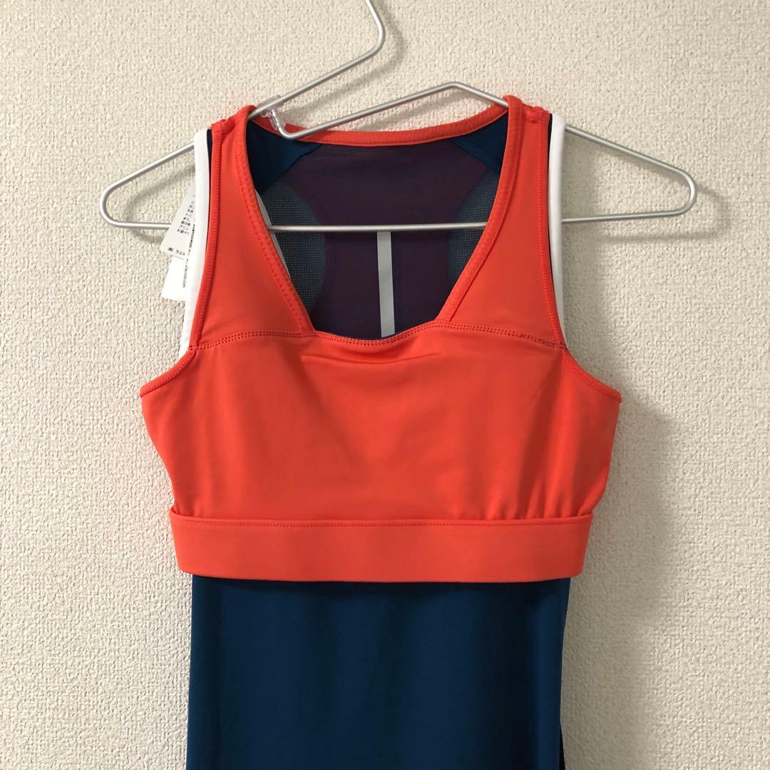 【新品】LACOSTE SPORT テニスドレス ワンピース ネイビー Sサイズ