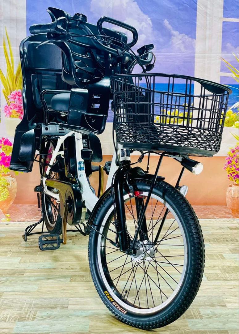 ギュットアニーズ⭐️13AH！パナソニック子供乗せ電動アシスト自転車Y2884