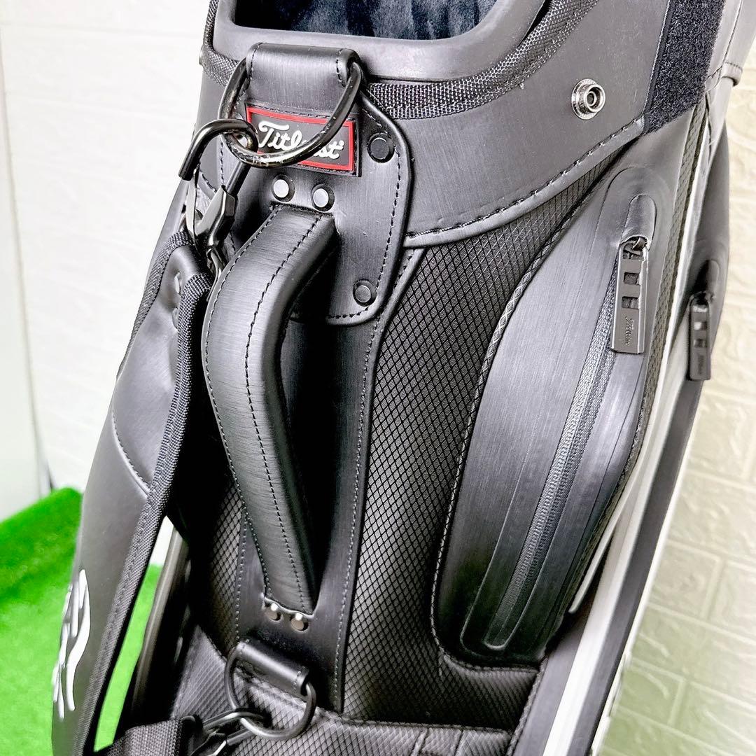 美品☆タイトリスト プレミアム キャディバッグ 2023年 ツアーモデル 防水