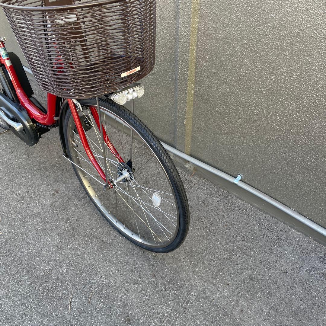 ヤマハ 電動アシスト自転車26インチ8.9Ah レッド