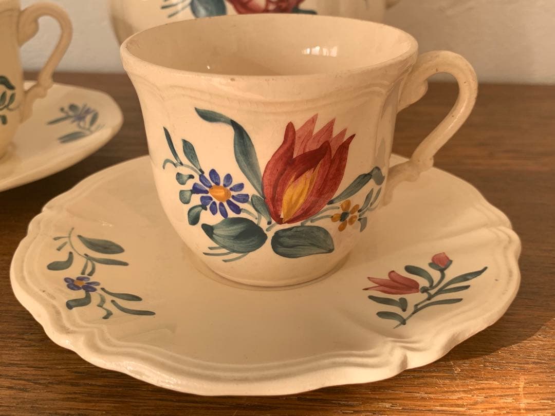 サルグミンヌ　ポット　蚤の市　ブロカント　3点セット