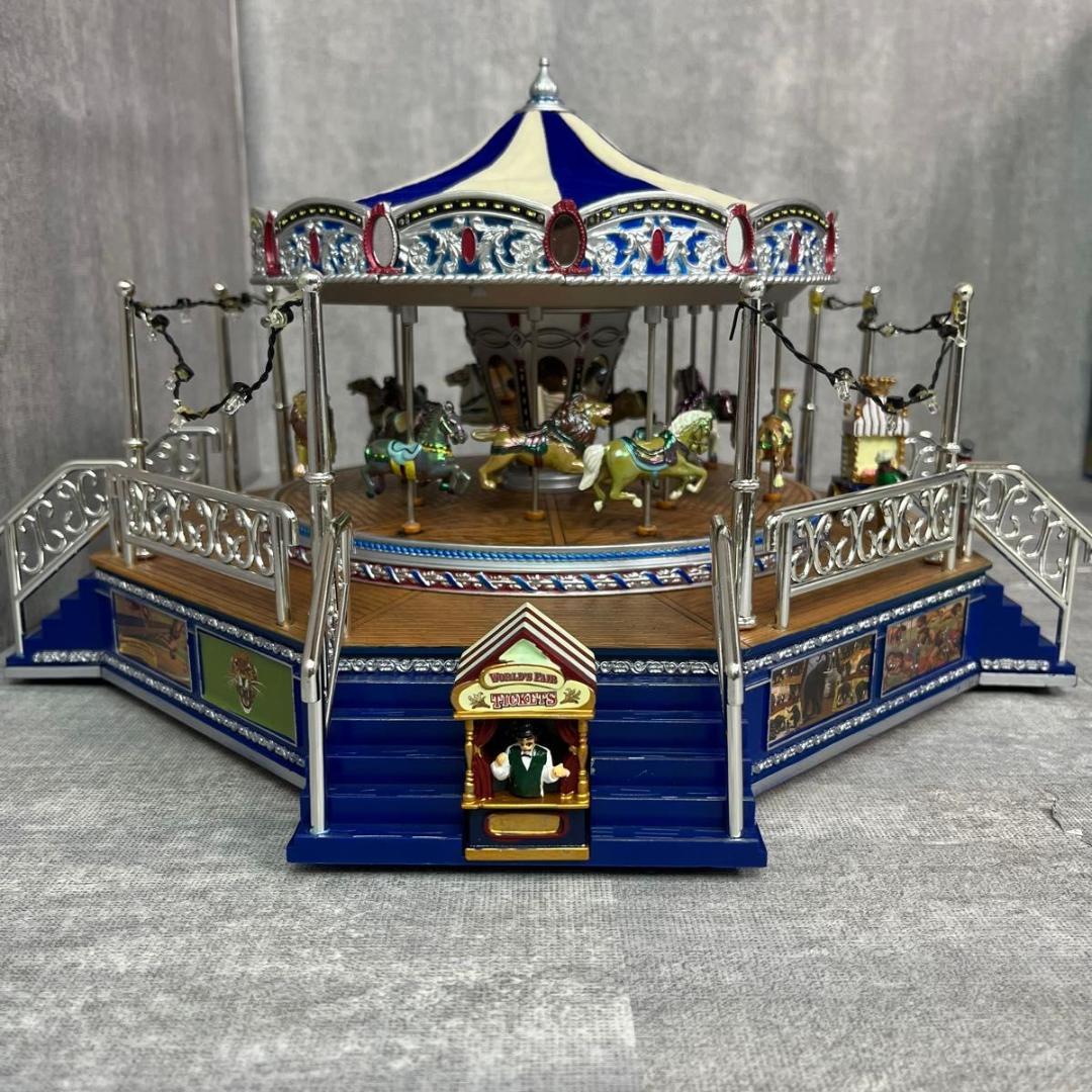 激レア ミスタークリスマス カルーセル メリーゴーランド オルゴール 50曲