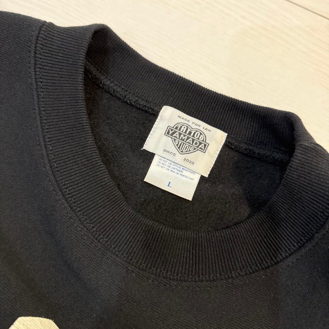 ふくTATTOO STUDIO YAMADA スウェット L ブラック