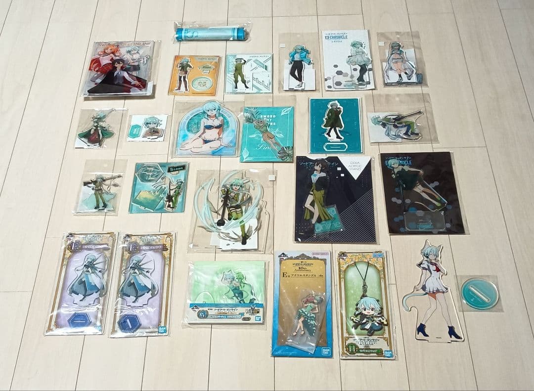 ソードアート・オンライン　シノン　アクリルスタンド　ラバスト　24個セット