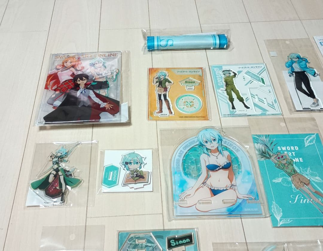 ソードアート・オンライン　シノン　アクリルスタンド　ラバスト　24個セット