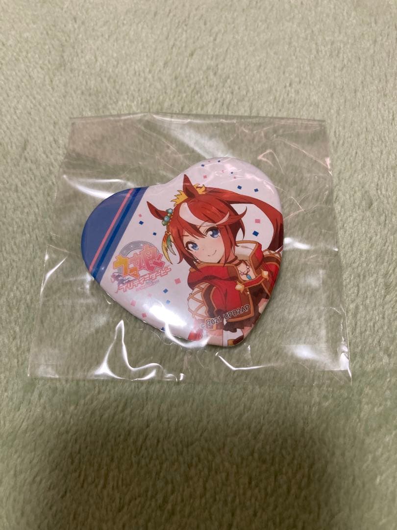 激レア　トウカイテイオー　プリロール　ハート缶バッジ　ウマ娘