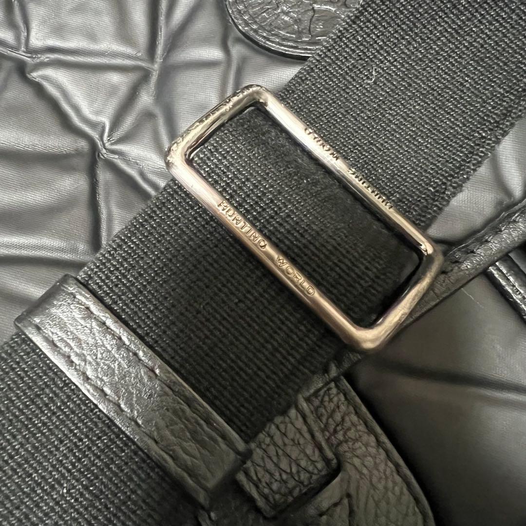 ハンティングワールド　バチュークロス　黒　メッセンジャーバック　ショルダーバック