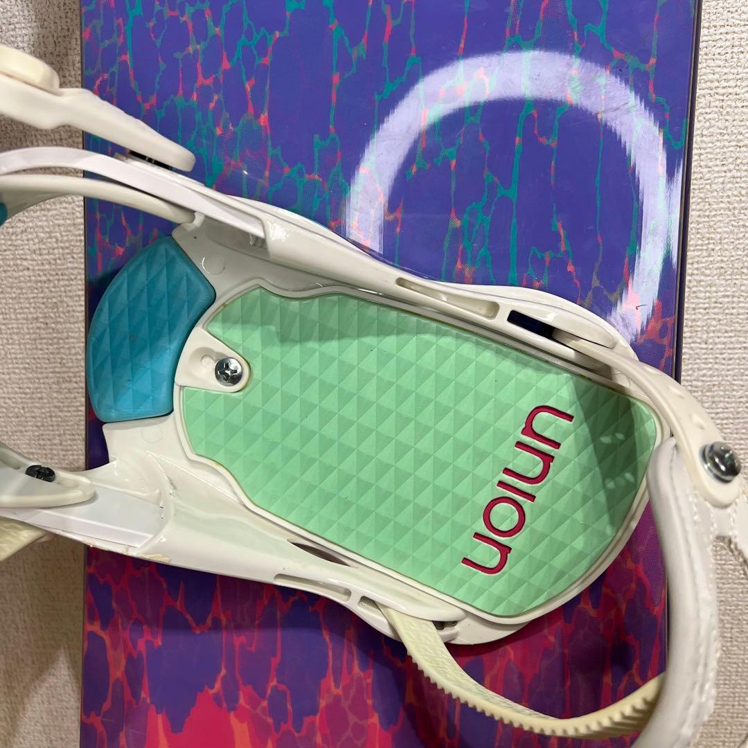 BURTON FEATHER 140cm UNION ROSA バインディング