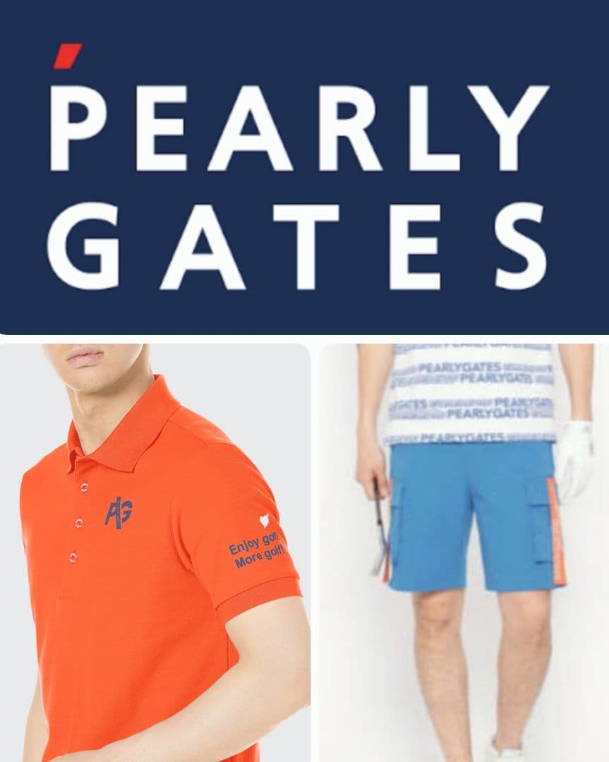 PEARLY GATES シャツ　ショートパンツ上下セット