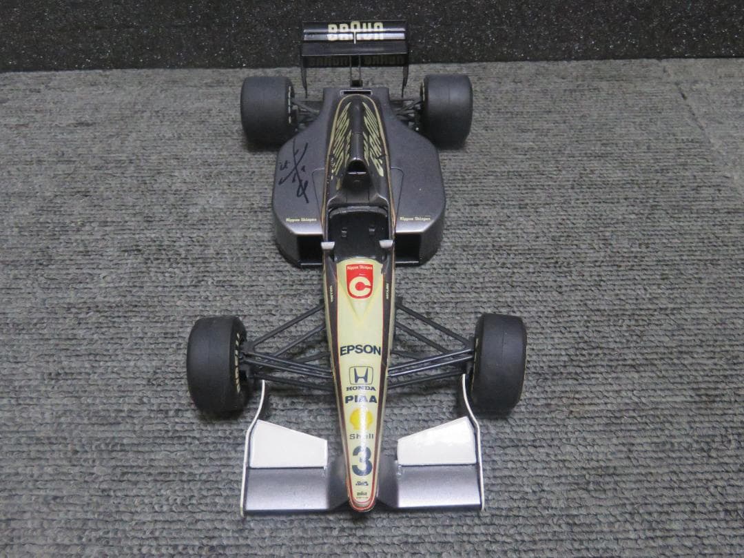 新春特別セール✨超貴重品✨プラモデル中島悟実筆サイン入りF-1ティレルHONDA