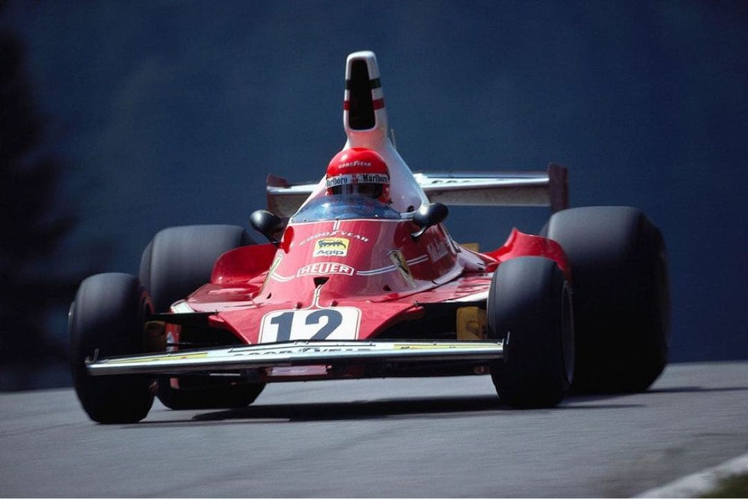 F1 Ferrari 312 T 1/43ミニカー ニキラウダ直筆サイン1:43