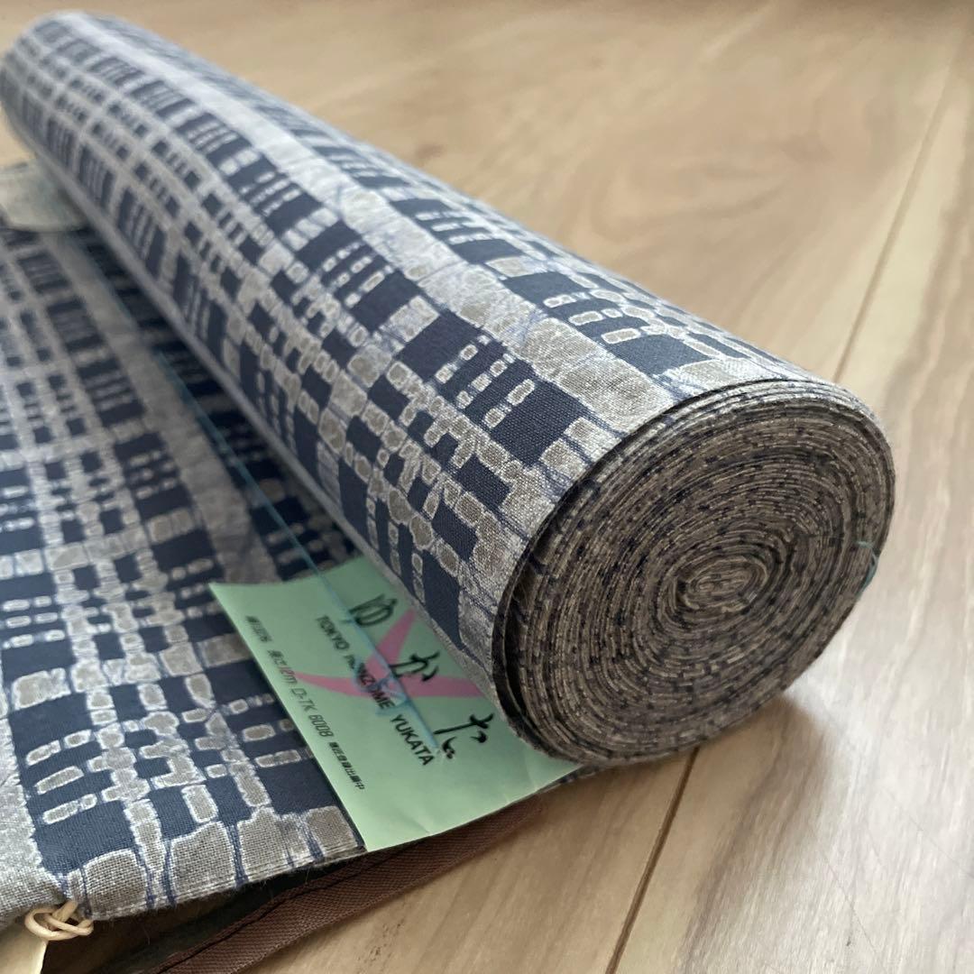 【新品】東京本染　浴衣 反物 綿100% ゆかた 未仕立て　着尺