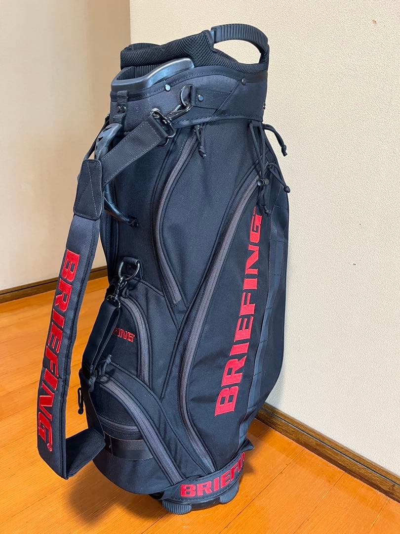 BRIEFING キャディバッグ 黒 CR5（口枠14分割＋1）