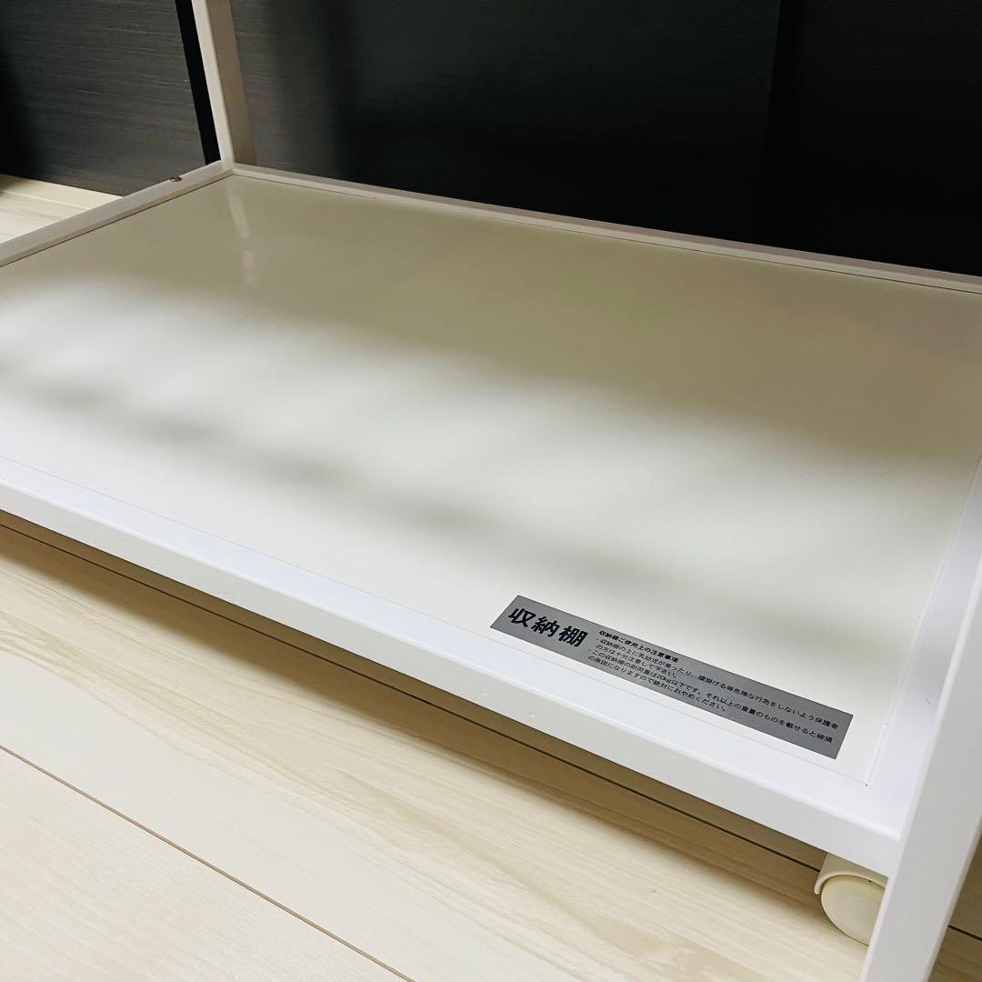 コンパクト ベビーベッド ツーオープン ヤマサキ　ミニベッド ホワイト