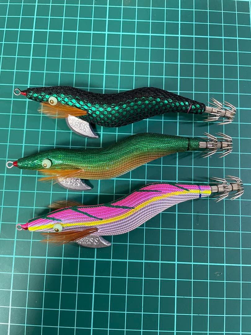 餌木猿SS３,５号 新品☆3本☆早い者勝ち☆人気カラー☆エギング☆釣り引退