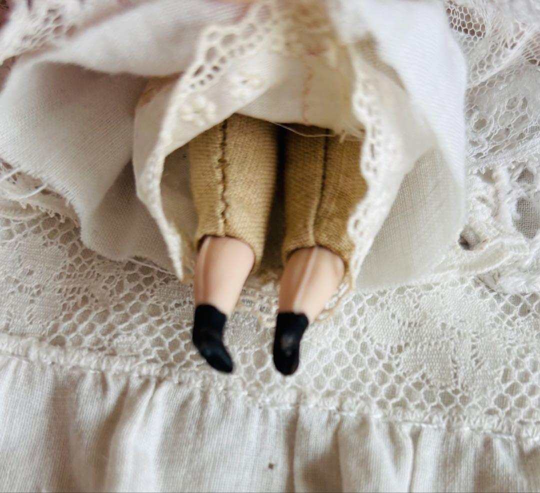 ❤︎10cm 小さチャイナヘッドドール 1900年　アンティーク　ビスクドール