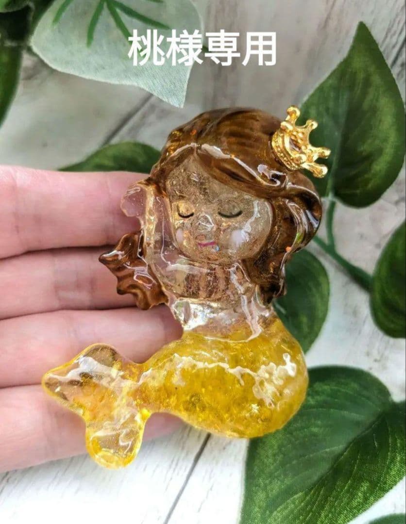 【桃】葉っぱ付き！ローズクォーツのかばちゃん形オルゴナイト☆他９点