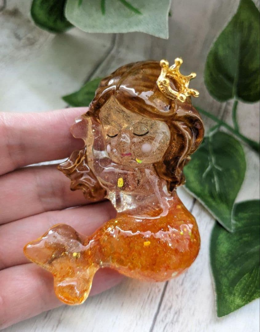 【桃】葉っぱ付き！ローズクォーツのかばちゃん形オルゴナイト☆他９点