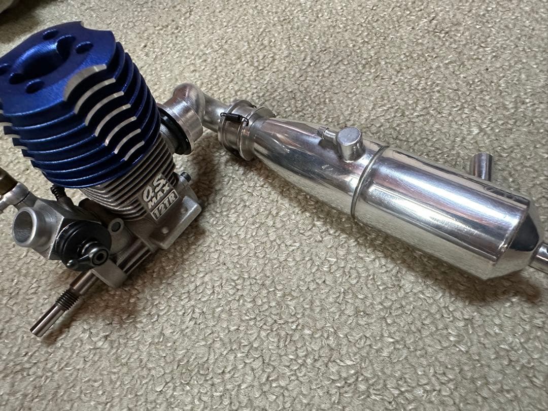 OS MAX-12TR(P) エンジン　マフラーセット