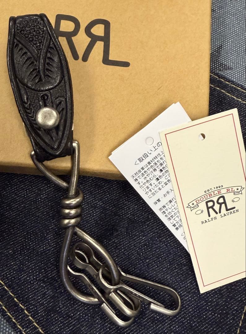 RRL レザーキーホルダー　キーフォブル　新品未使用
