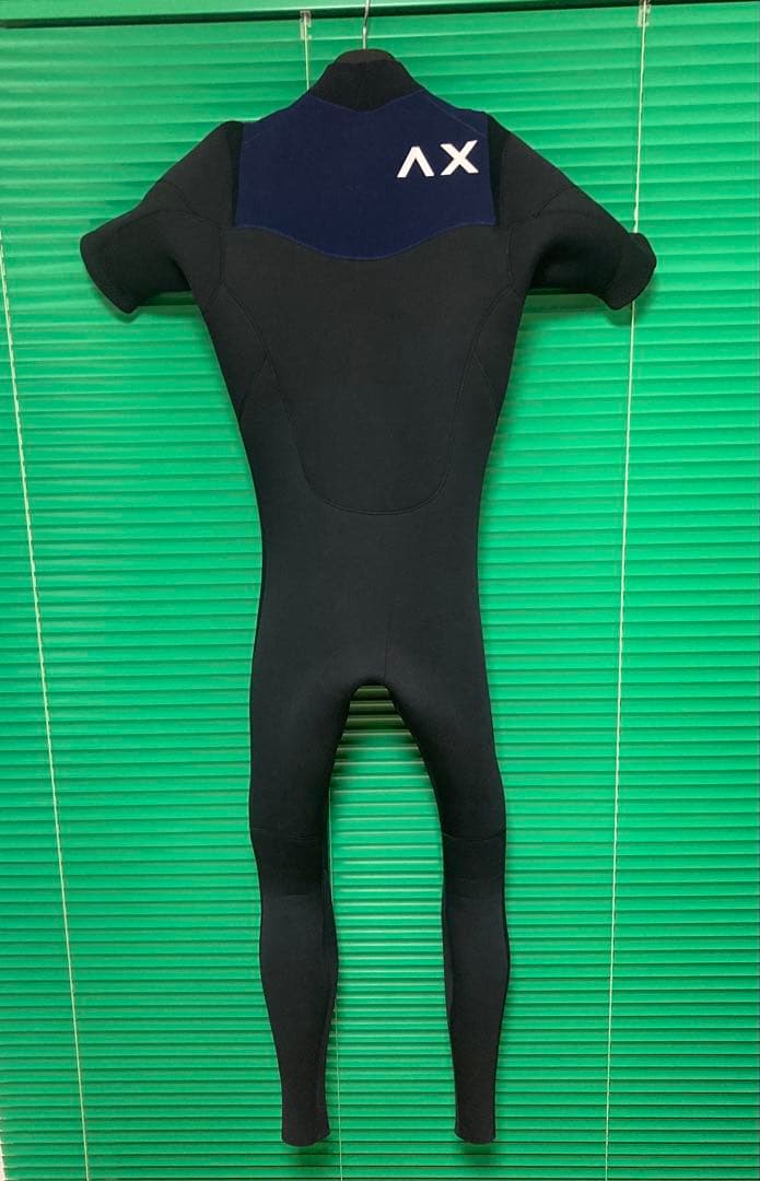 AX シーガルウェットスーツ 黒 半袖　2024.25モデル　既製MLB