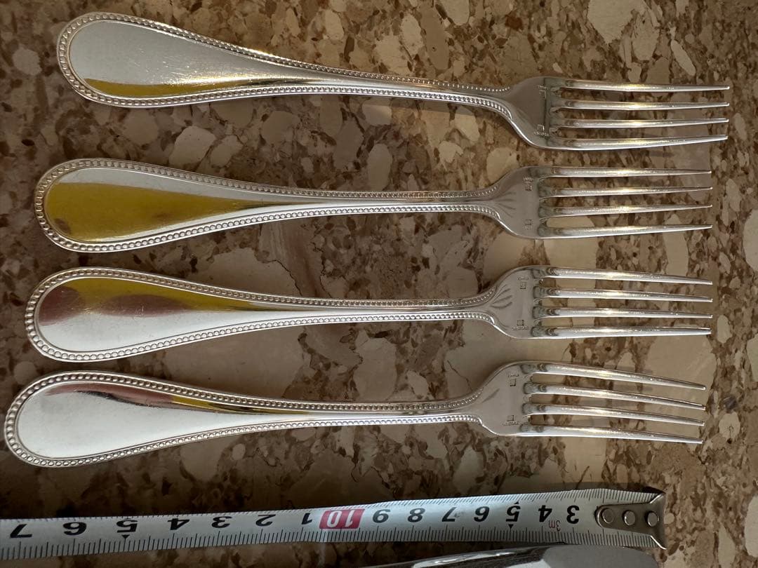 クリストフルテーブルナイフとフォーク4本セット