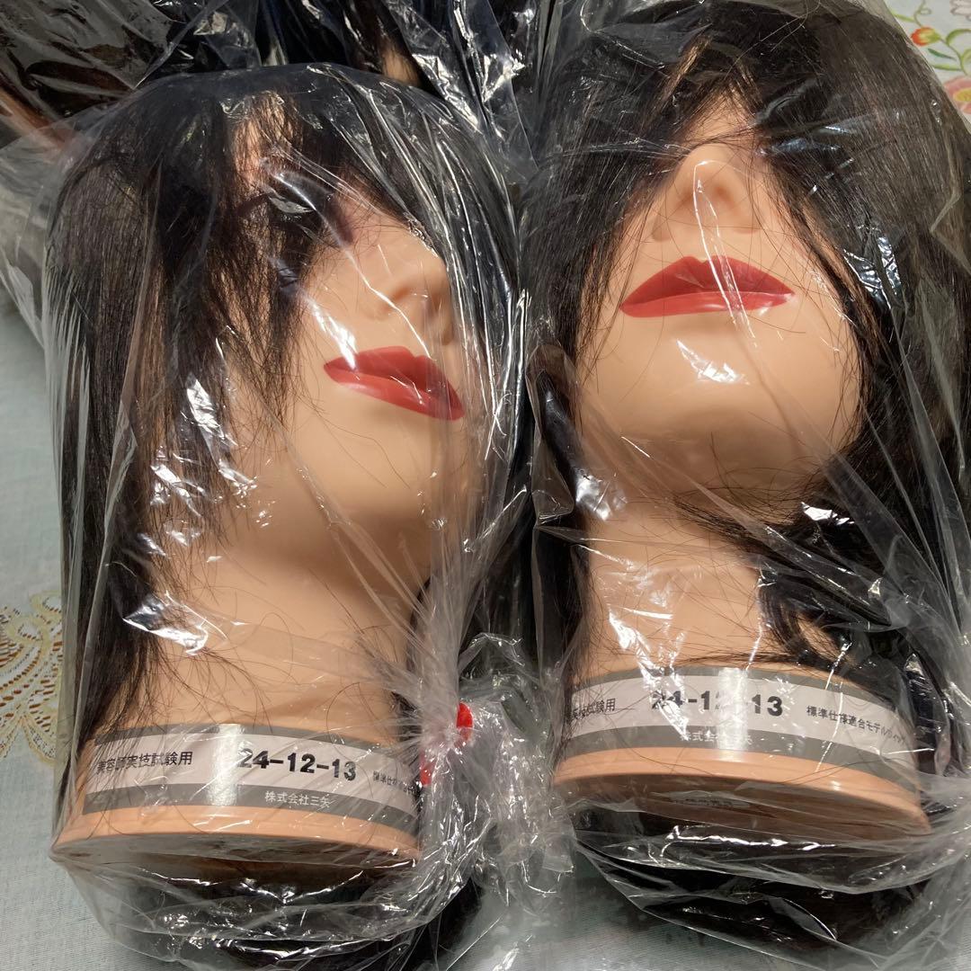 minami　美容師 国家試験用 カットウィッグ 4体