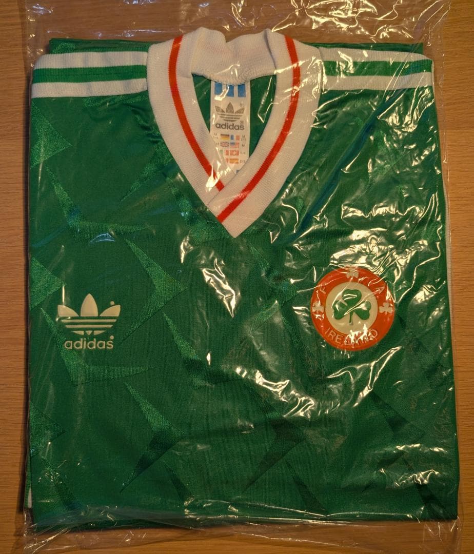 正規品 極美品 希少 アイルランド代表 90–92 ホーム ユニフォーム