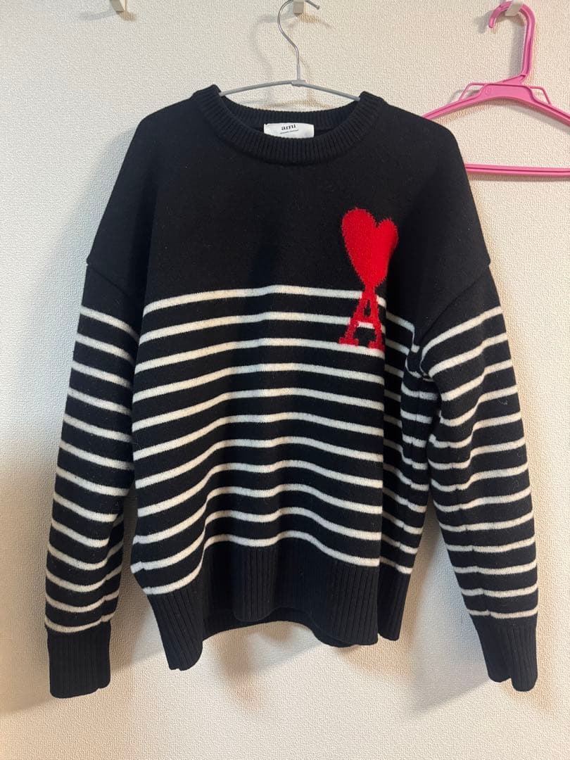 amiparis ボーダー ニット