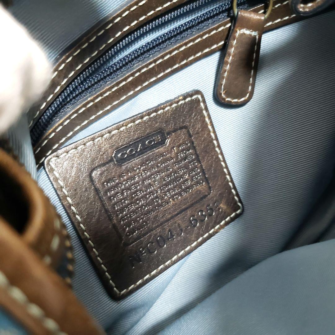 COACH コーチ ソーホー ワンショルダーハンドバッグ ホーボー ブルー