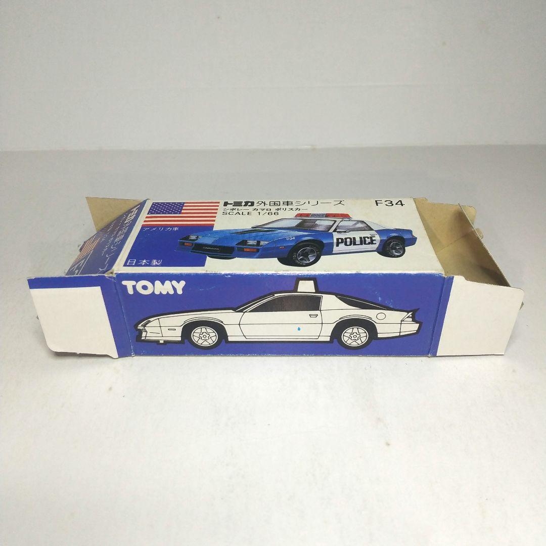 (3382)トミカ 青箱 日本製 シボレー カマロ ポリスカー
