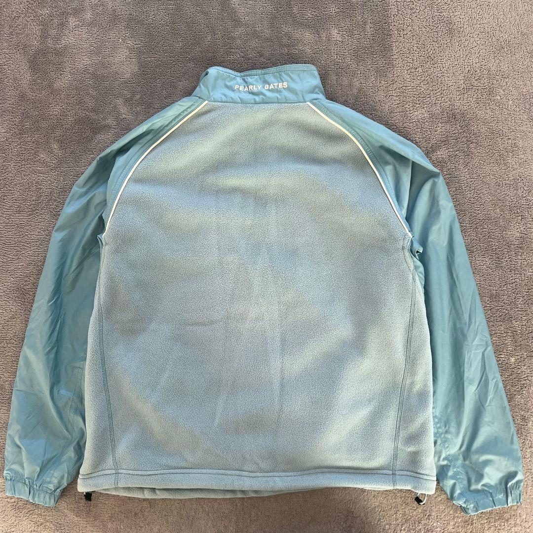 パーリーゲイツ　セットアップ　ジャケット　パンツ　レディース　ゴルフ　水色　MS