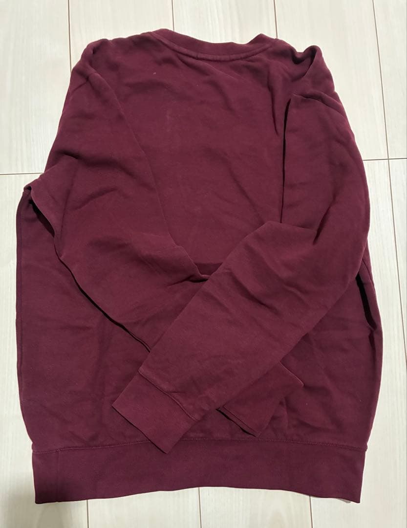 ポロベア　トレーナー　バーガンディー色　Mサイズ