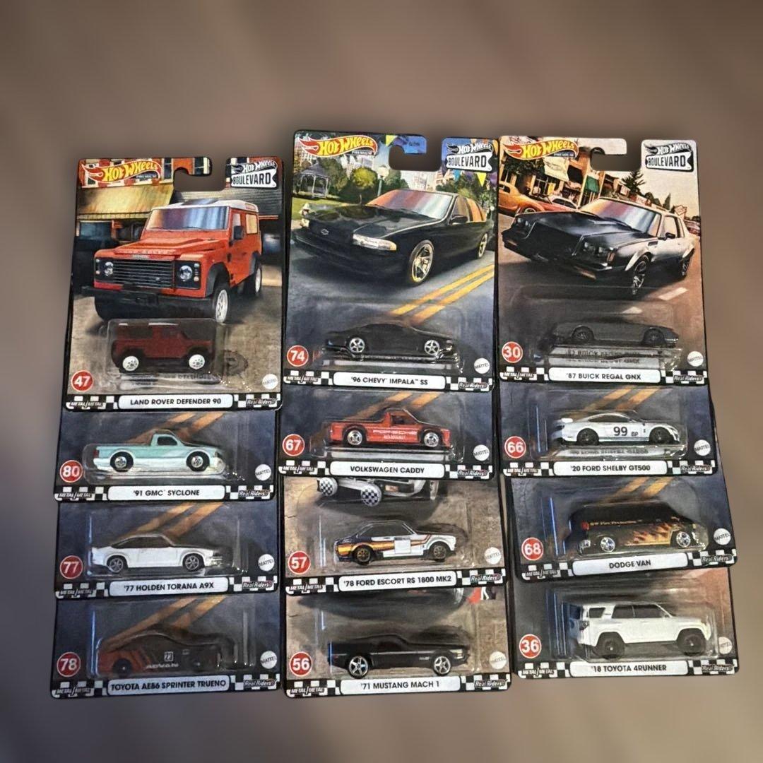 Hot Wheels ミニカーセット 12台