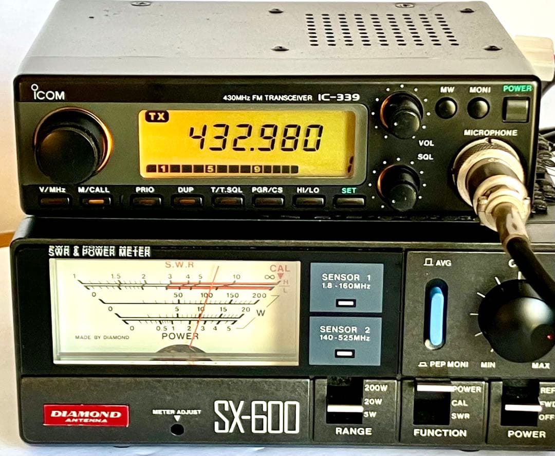 アイコムIC-339 10w アマチュア無線機