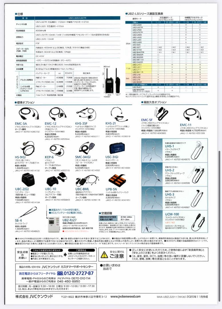ケンウッド　トランシーバー　フルセット