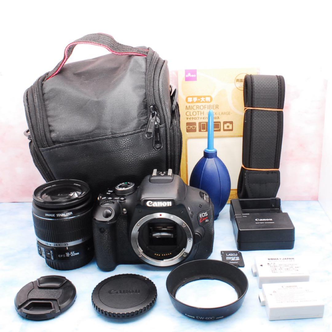 キャノン Kiss X5☆一眼レフカメラ☆カメラデビュー☆ブレずに簡単撮影